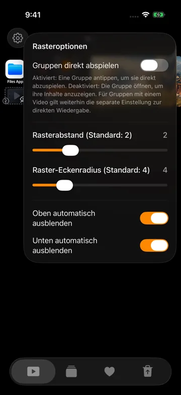 Vorher: Abstand 2, Ecken 4