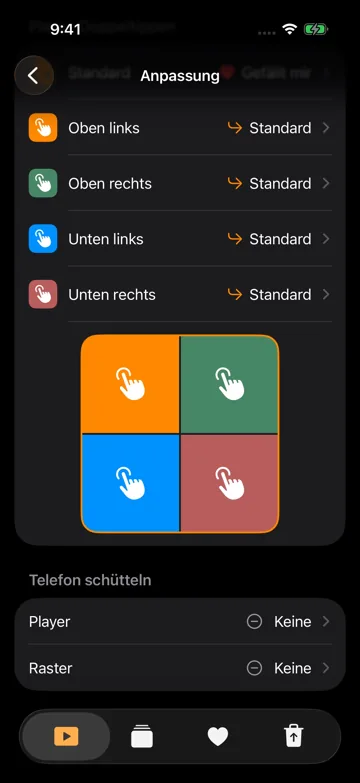 Telefon schütteln