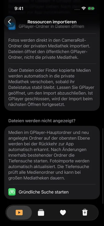 Dateien werden nicht angezeigt?