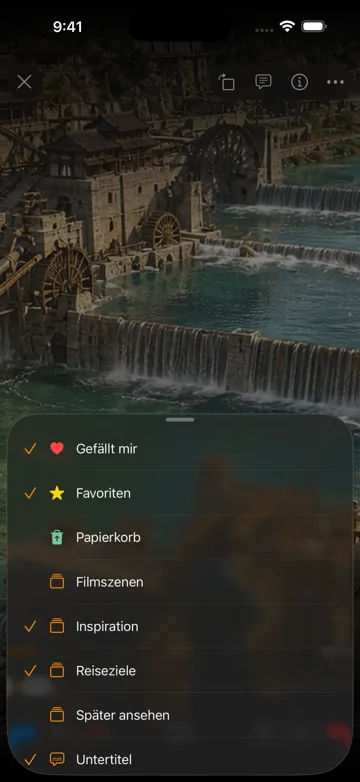 Videos auswählen