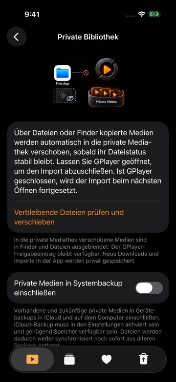 Zugriff auf die Mediathek schützen