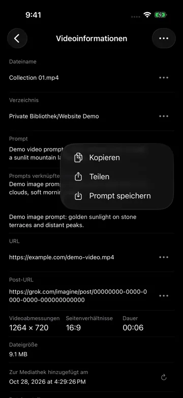 Prompt speichern