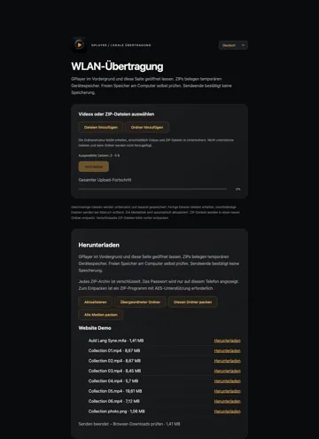 Medien auswählen