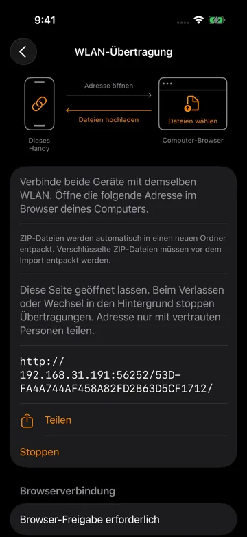 Telefon und Computer verbinden