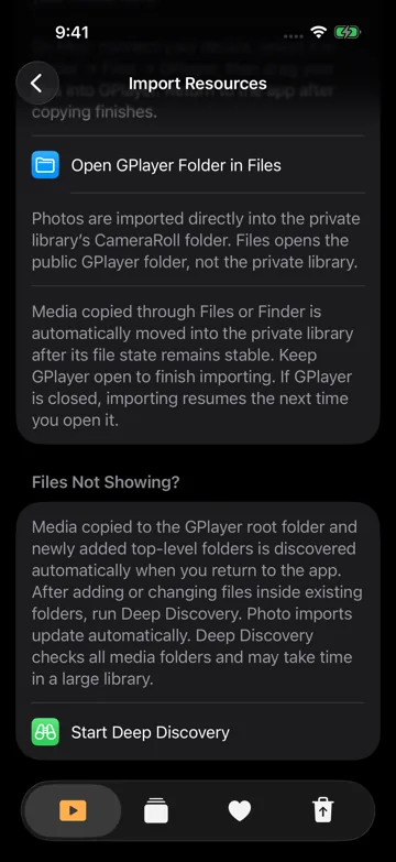 Files Not Showing?