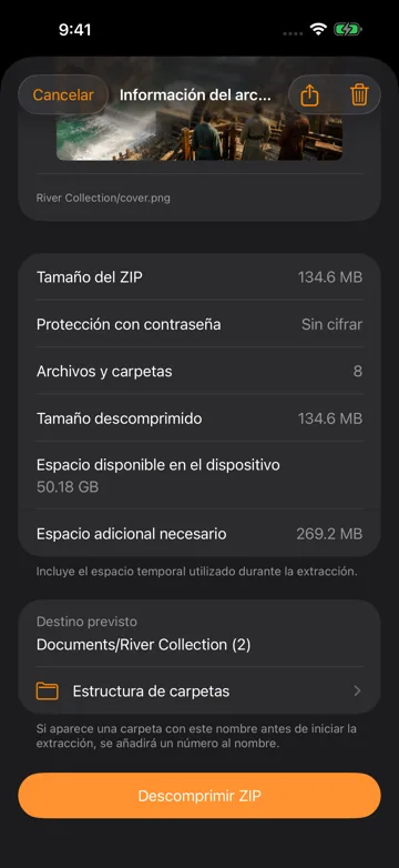 3. Encuentra el ZIP