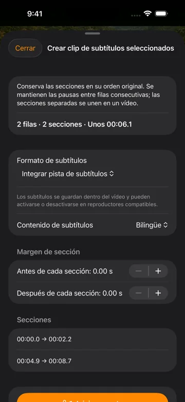 Revisar y editar subtítulos