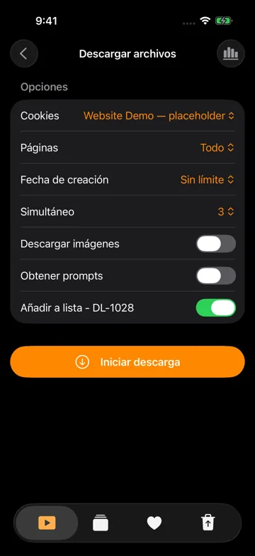 Incluye imágenes y prompts