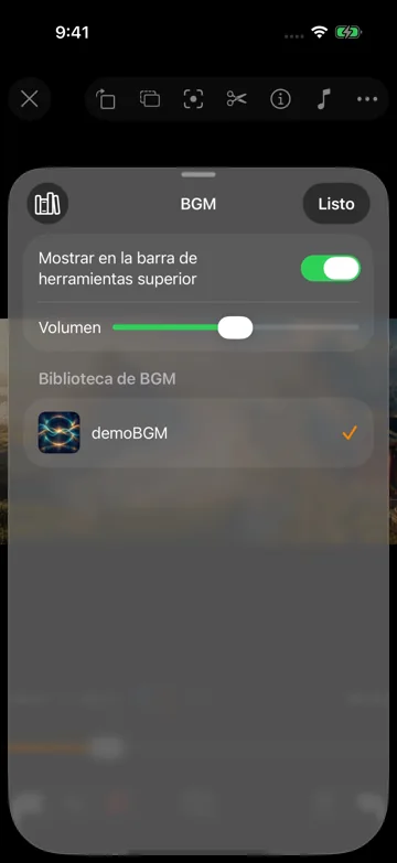 Guía de música de fondo