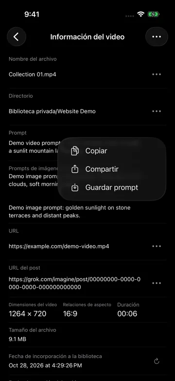 Guardar prompt