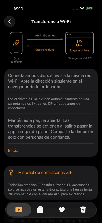 Transferencia Wi-Fi
