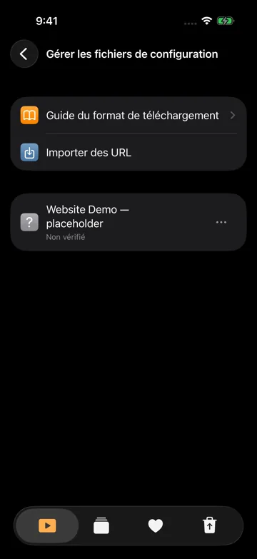 Guide du format de téléchargement