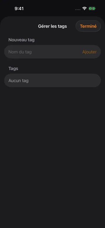 Gérer les tags