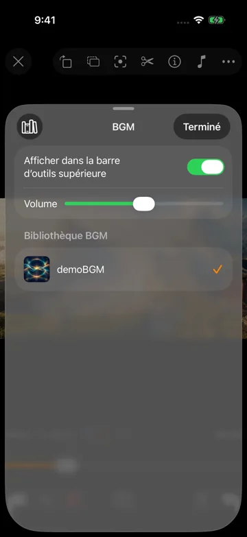 Guide de musique de fond