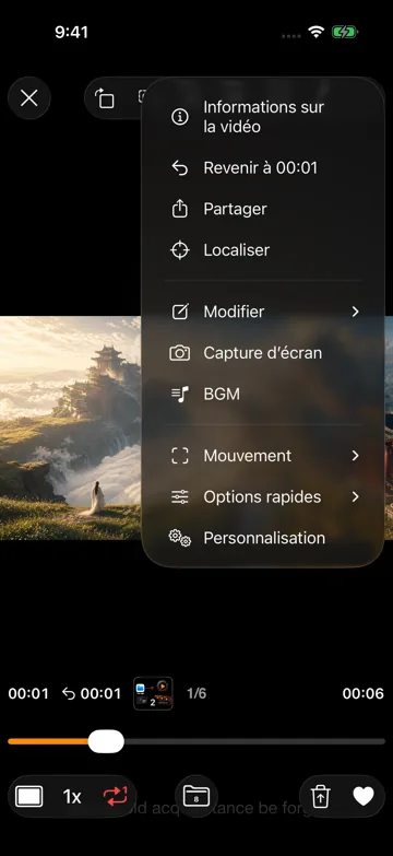 Informations sur la vidéo