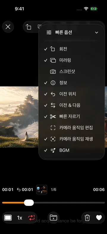 빠른 옵션