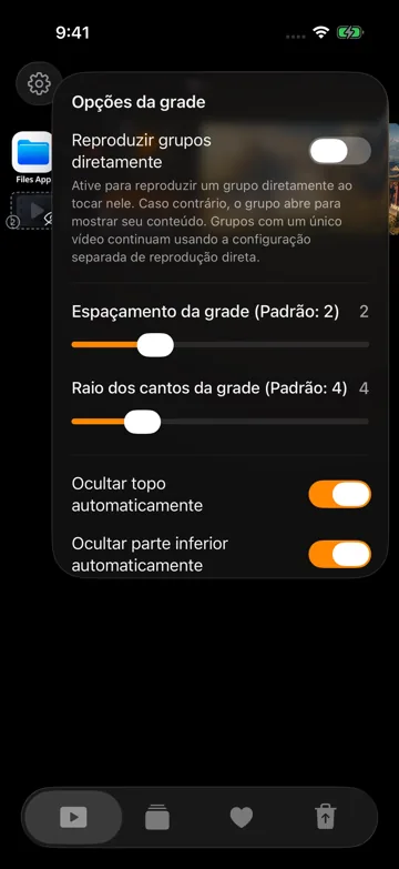 Antes: espaçamento 2, cantos 4