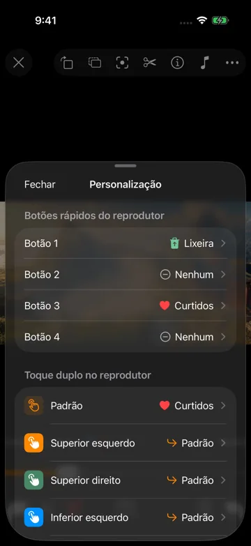 Personalização