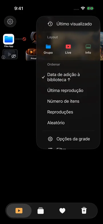 Organizar uma grande biblioteca