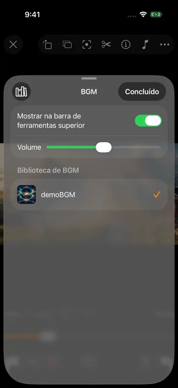 Guia de música de fundo