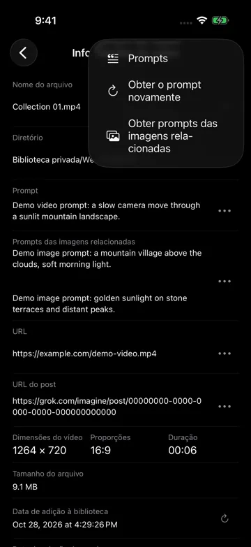 Obter o prompt novamente