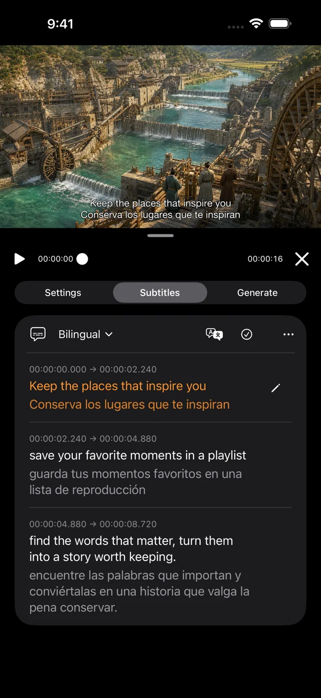 Subtitle Generation Guide